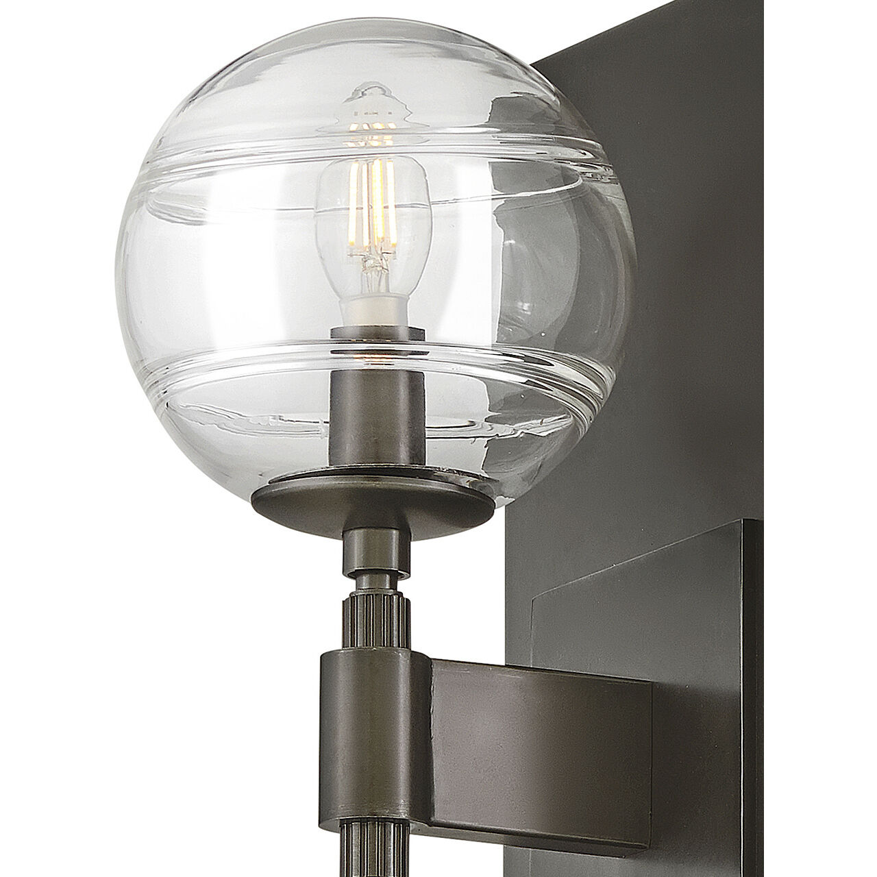 Oberon 2 Light 7 inch Black Oxide Sconce Wall Light