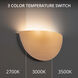 Collette Wall Sconce Wall Light in 2700K, Aged Brass, dweLED