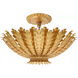 AERIN Hampton 3 Light 16.75 inch Gild Chandelier Ceiling Light, Small