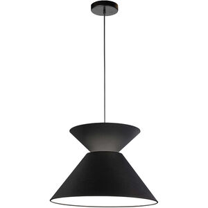 Patricia 1 Light 18 inch Black Pendant Ceiling Light