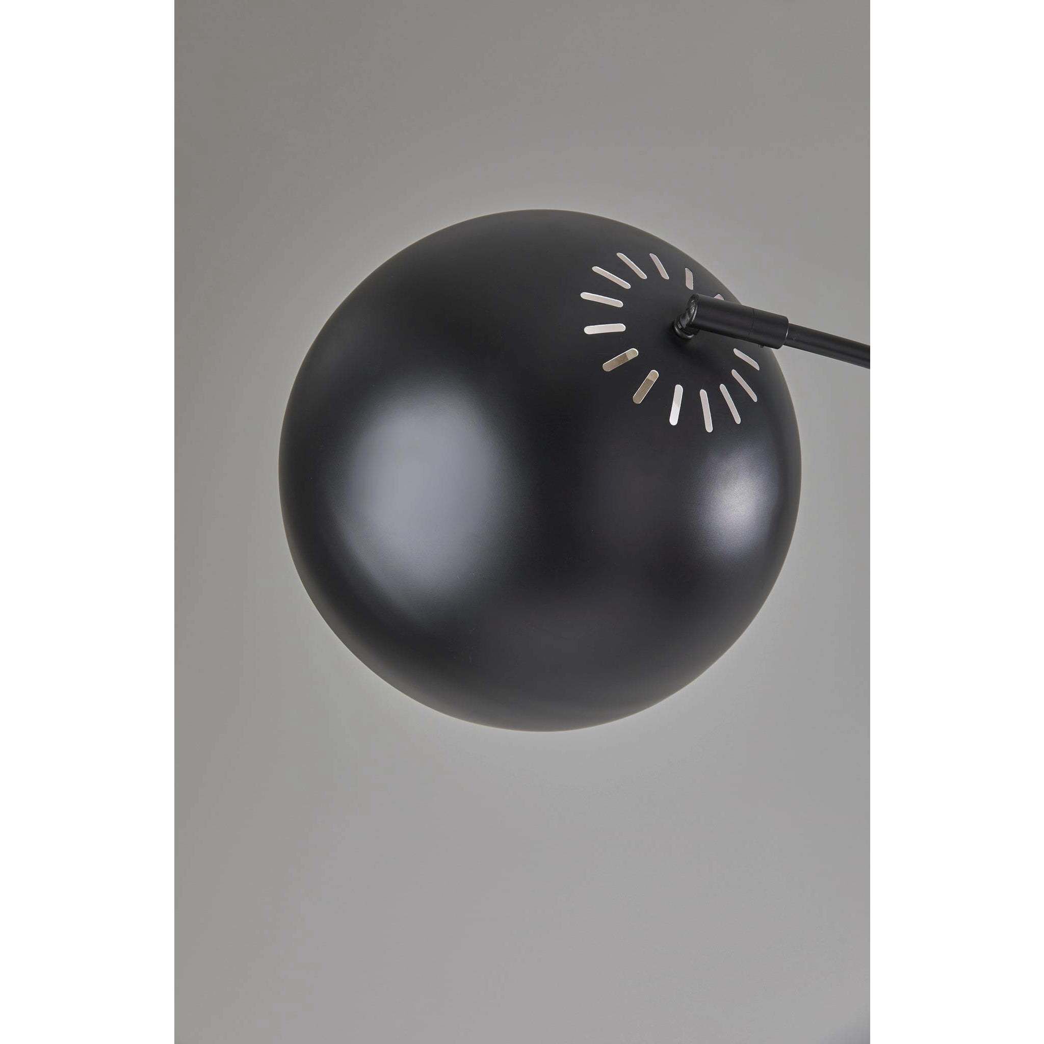 Astoria 78 inch 100.00 watt Black Arc Floor Lamp Portable Light