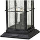 Heritage Bingham LED 21 inch Greystone Outdoor Pier Mount Lantern