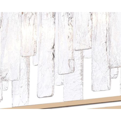 Boundaries 12 Light 32 inch Lacquered Gold Pendant Ceiling Light