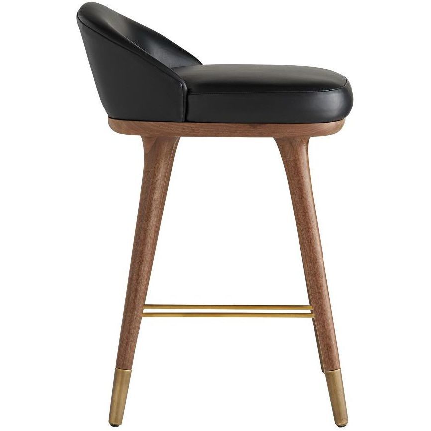 Walsh 29 inch Black Counter Stool
