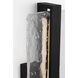 Drew & Jonathan Briggs 1 Light 21 inch Textured Black Outdoor Wall Sconce