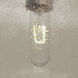 Niles 10 1 Light 9.5 inch Satin Nickel Semi-Flush Mount Ceiling Light in Smoke Bubble Glass