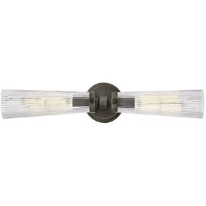 Jude 2 Light 24 inch Black Oxide Bath Light Wall Light