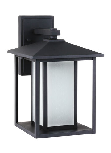 Hunnington 1 Light 14 inch Black Outdoor Wall Lantern, Medium