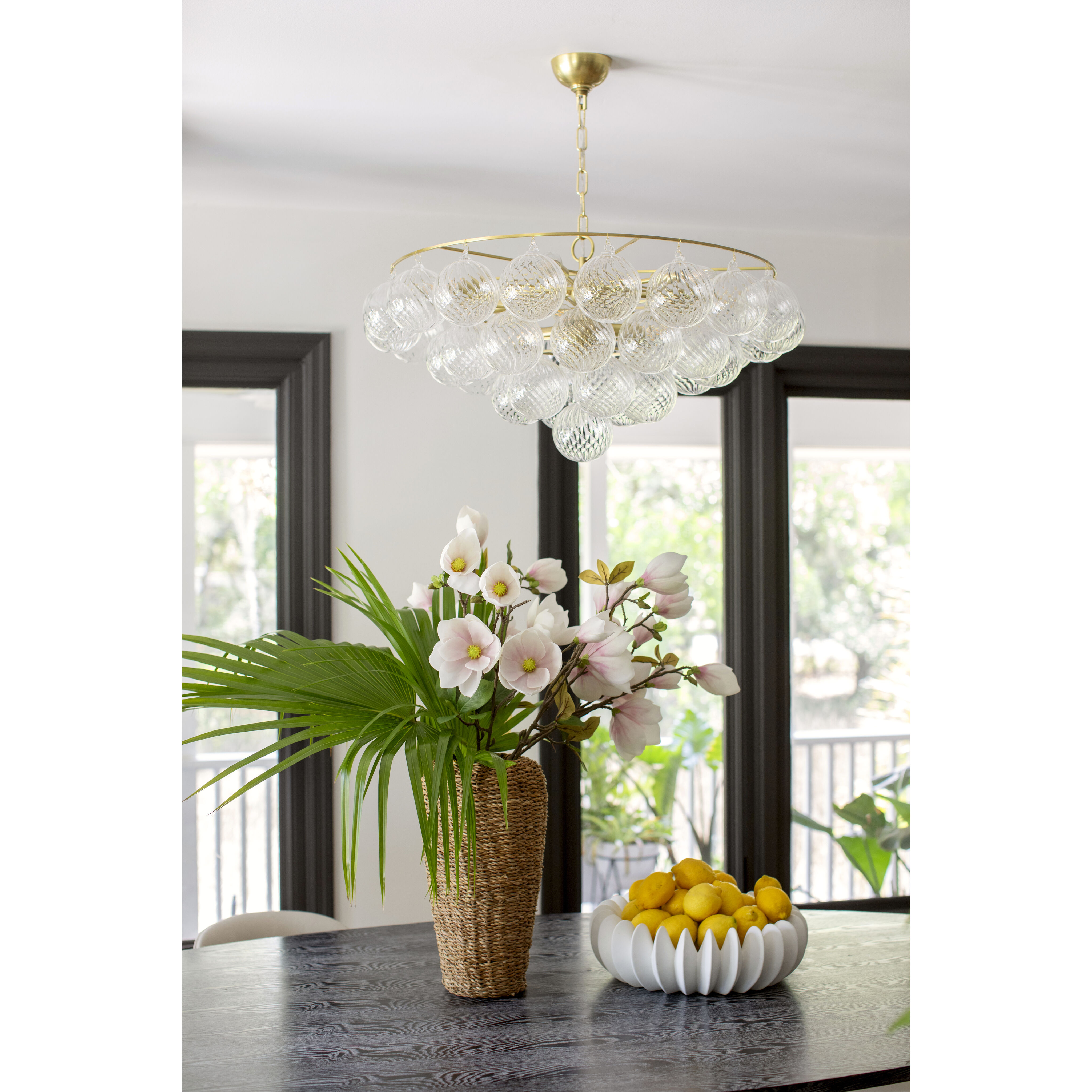 Mimi 9 Light 31.5 inch Aged Brass Chandelier Ceiling Light