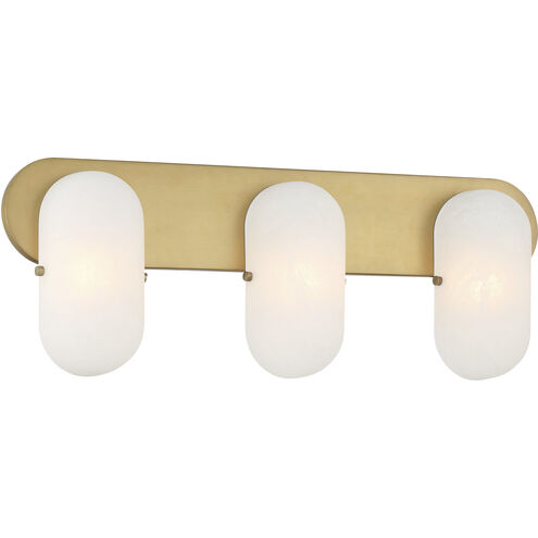 Heathcote 3 Light 24 inch Legacy Brass Vanity Light Wall Light