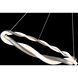 Escapade LED 28 inch Brushed Nickel Pendant Ceiling Light, dweLED