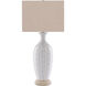 Saraband 32 inch 150 watt Sky Blue/Cream Table Lamp Portable Light