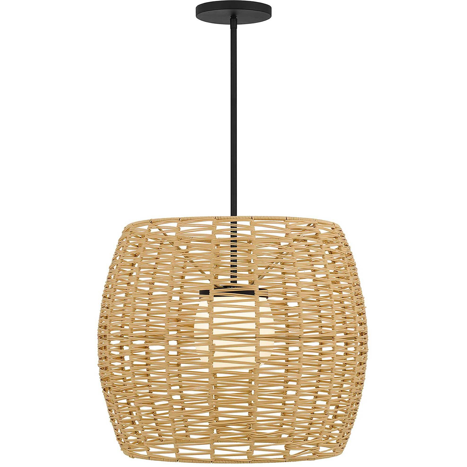 Aruba LED 24 inch Sand Black Outdoor Pendant