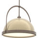 Atlas 1 Light 21.7 inch Bronze and Soft Gold Pendant Ceiling Light, Large - Open Box