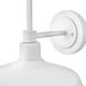 Coastal Elements Forge 1 Light 13.25 inch Textured White Outdoor Wall Mount Barn Light