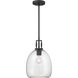 Orbis 1 Light 10 inch Dark Matte Black Mini Pendant Ceiling Light