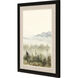 Mountain Glimpse Green and Blue and Brown Framed Art, Propac
