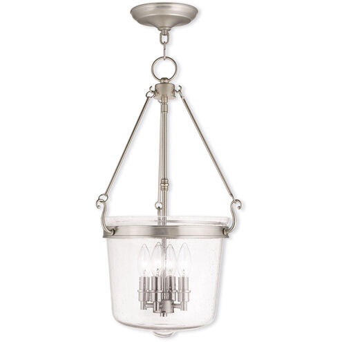 Winchester 4 Light 14.25 inch Brushed Nickel Pendant Ceiling Light