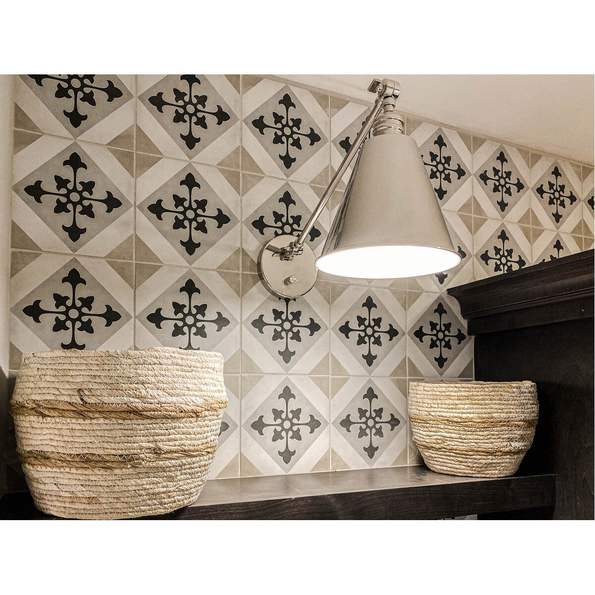 Library 1 Light 8 inch Black Wall Sconce Wall Light