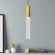 Greta LED 2 inch Brass Mini Pendant Ceiling Light