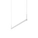 Thin-Line LED 48 inch Satin White Pendant Ceiling Light in 4ft., 3500K