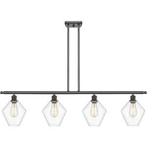 Ballston Cindyrella LED 48 inch Oil Rubbed Bronze Island Light Ceiling Light in Clear Glass