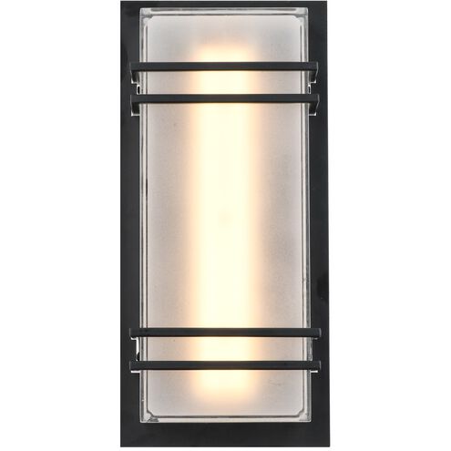 Sausalito LED 11.81 inch Black Outdoor Wall Light