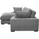 Plunge 106 X 46 inch Grey Sectional