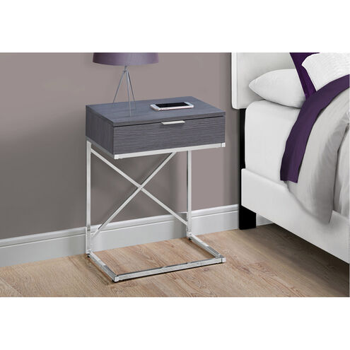Seneca 24 X 18 inch Grey Accent End Table or Night Stand