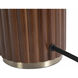 Tambo 30 inch 23 watt Dark Walnut and Weathered Brass Table Lamp Portable Light