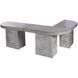 Millfield Polished Concrete Outdoor Bar in Left Side