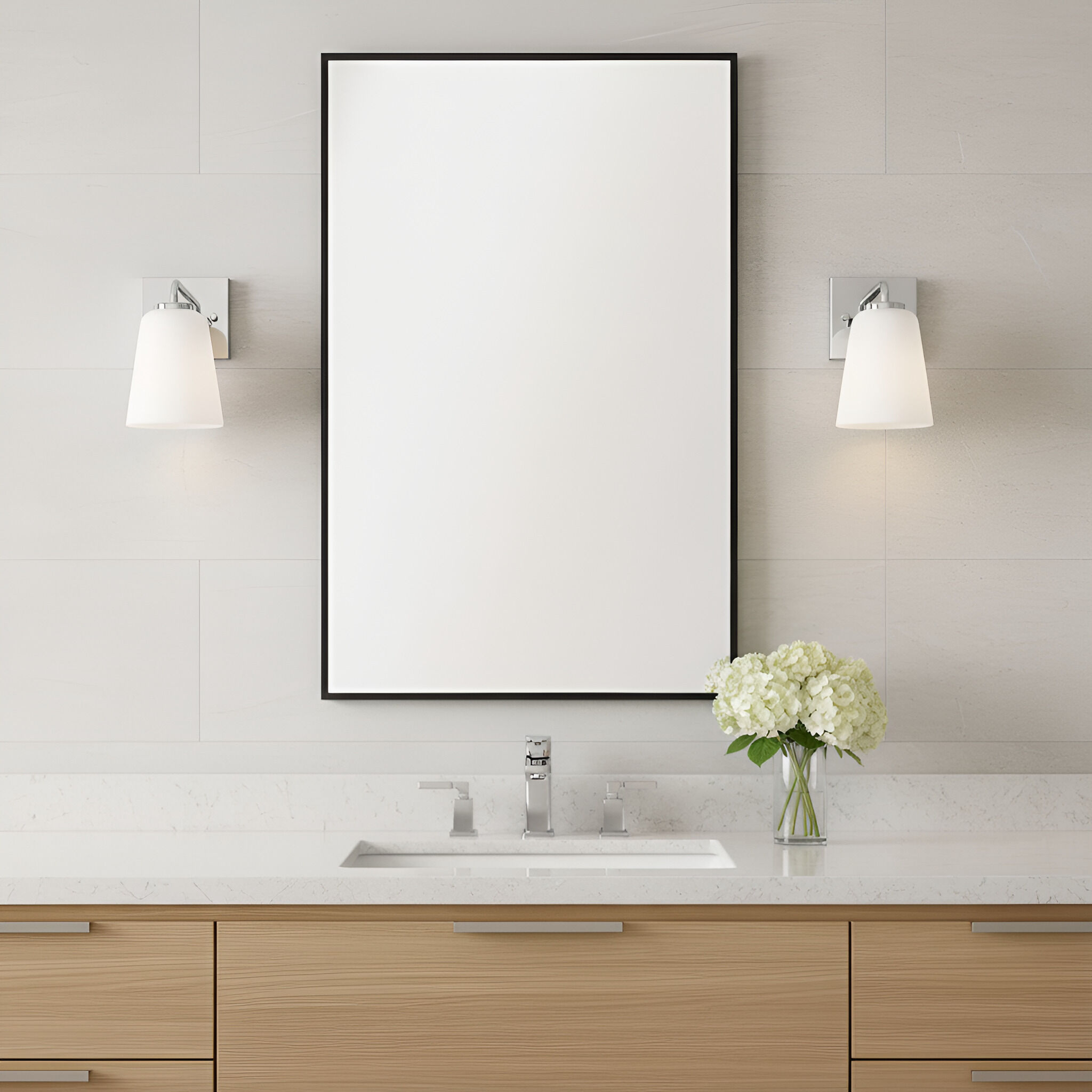 Miles 1 Light 4.5 inch Chrome Vanity Light Wall Light, Small