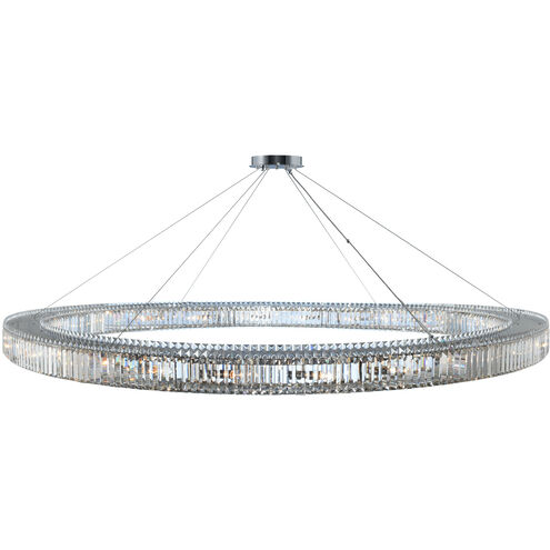 Rondelle 24 Light 84 inch Chrome Pendant Ceiling Light in Firenze