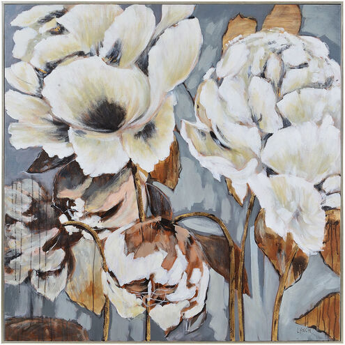 Fleurimont Texture and Gold Leaf Canvas Art