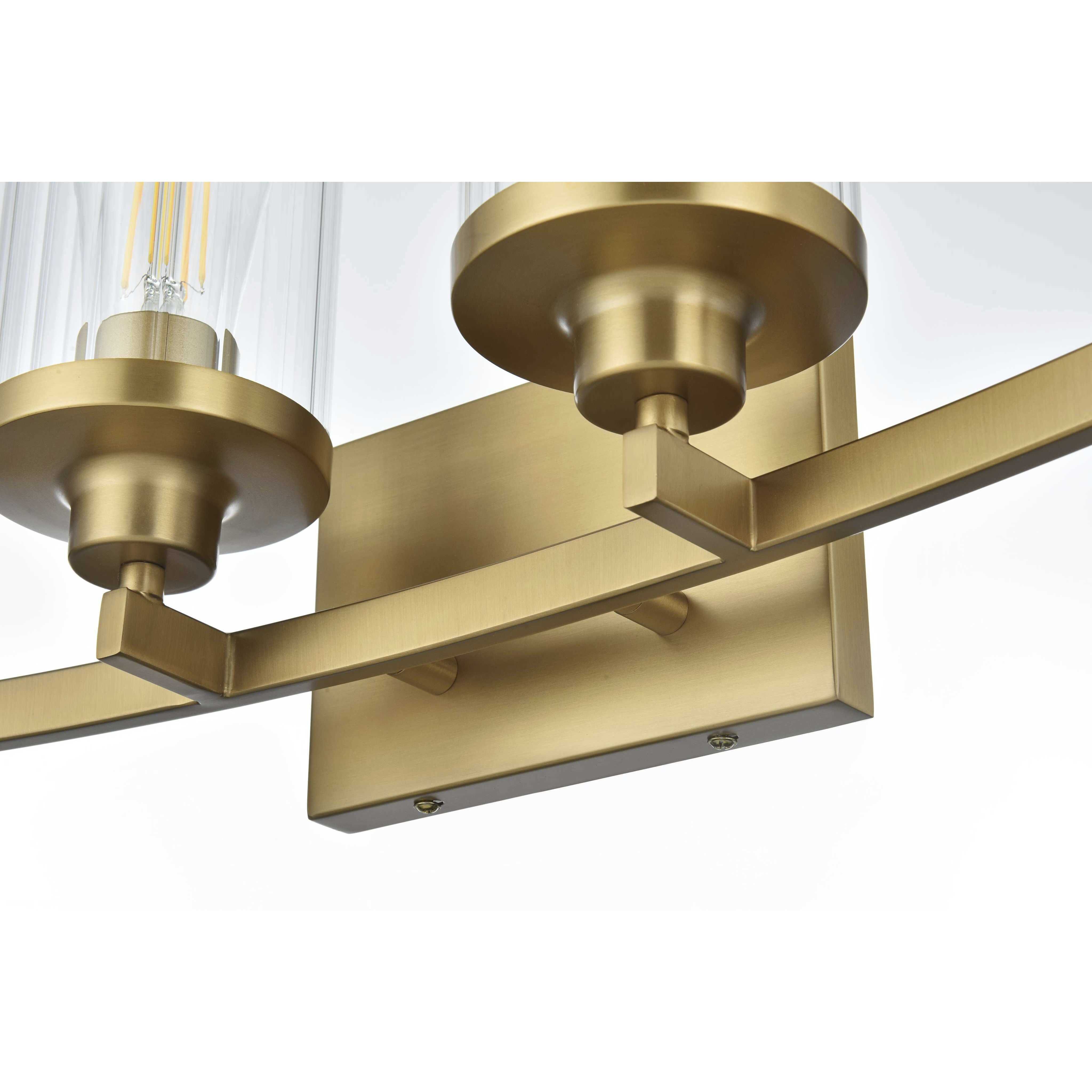 Thane 4 Light 25 inch Satin Gold Bath Sconce Wall Light