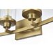 Thane 4 Light 25 inch Satin Gold Bath Sconce Wall Light