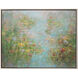 Lilies in Bloom Blue and Green and Multi and Pink Canvas