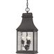 Forged Jefferson 3 Light 9 inch Charcoal Outdoor Pendant