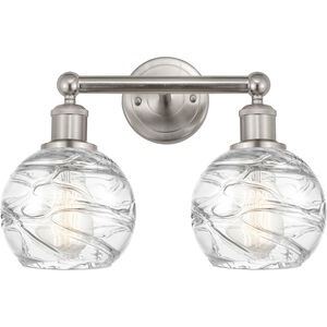 Edison Athens Deco Swirl 2 Light 15.00 inch Bathroom Vanity Light