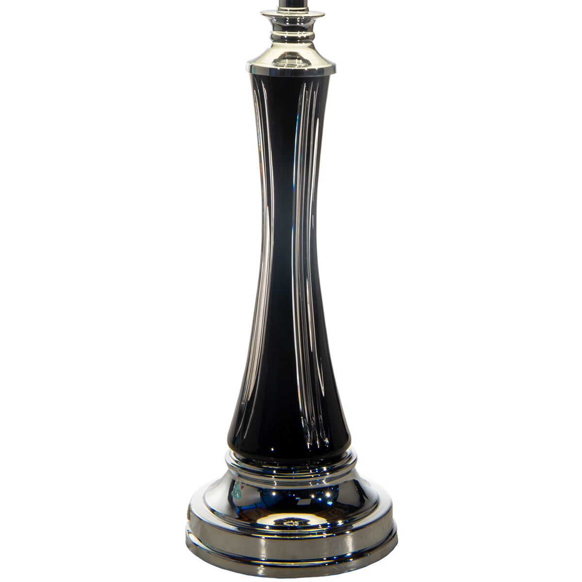 Evelyn 27 inch 100.00 watt Polished Chrome Table Lamp Portable Light