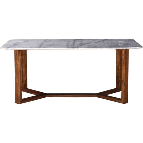 Jinxx 72 X 36 inch White Dining Table, Rectangular
