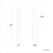 Barre 1 Light 27 inch Brushed Nickel Bath Vanity & Wall Light in 2700K, 27in.