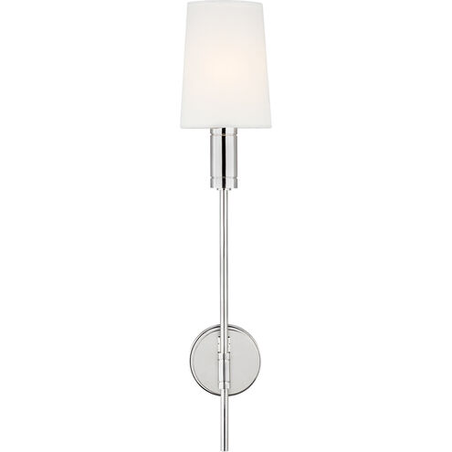 TOB by Thomas O'Brien Beckham Modern 1 Light 6 inch Polished Nickel Wall Sconce Wall Light