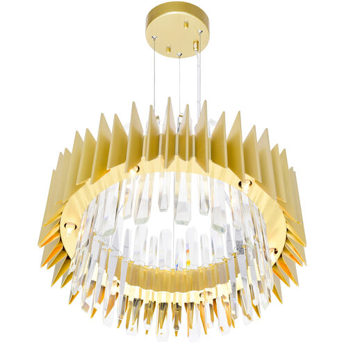 Cityscape 12 Light 20 inch Satin Gold Chandelier Ceiling Light