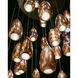Rame 15 Light 23 inch Silver Multi-Drop Pendant Ceiling Light