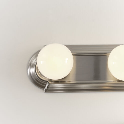 De-Lovely 4 Light 24 inch Brushed Nickel Bath Vanity Wall Sconce Wall Light