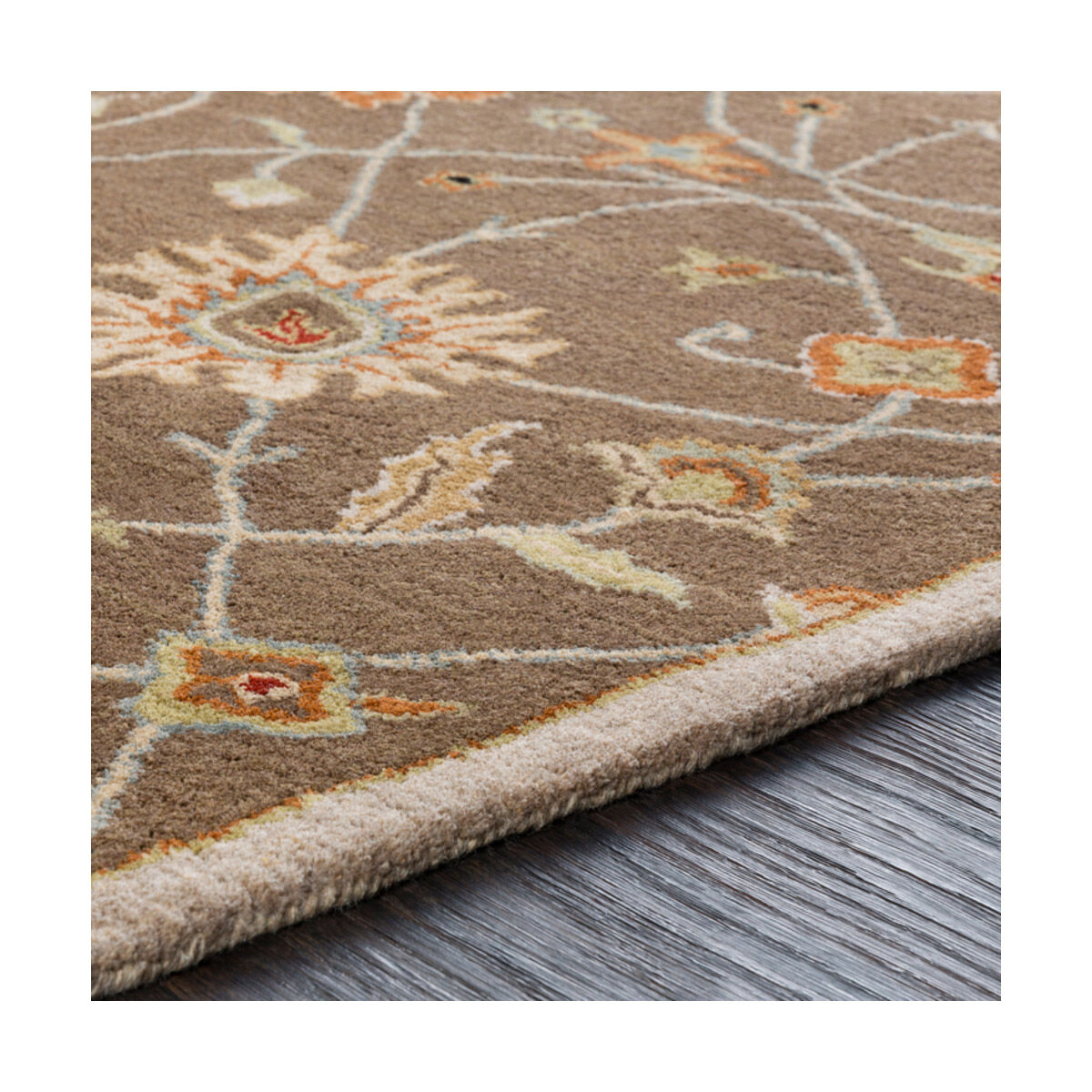 Caesar 180 X 144 inch Dark Brown/Tan/Rust/Black/Khaki/Camel/Olive/Wood Rugs, Wool