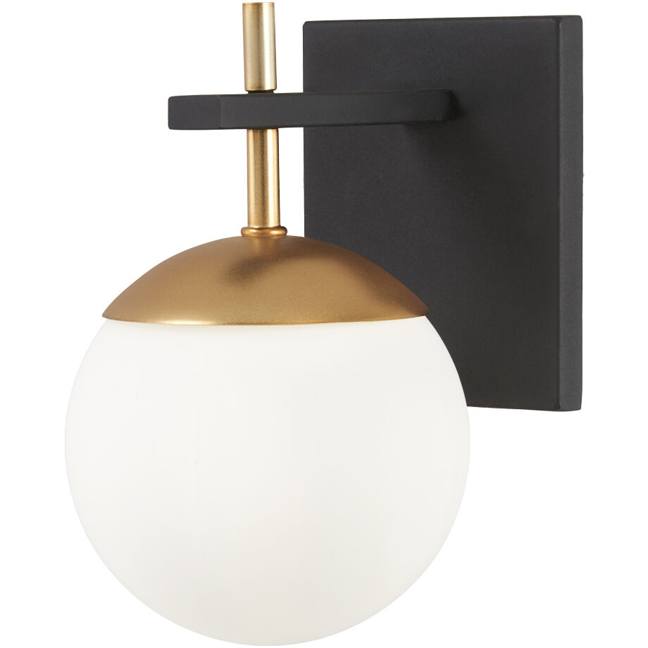 Alluria 1 Light 6 inch Weathered Black W/Autumn Gold Wall Sconce Wall Light