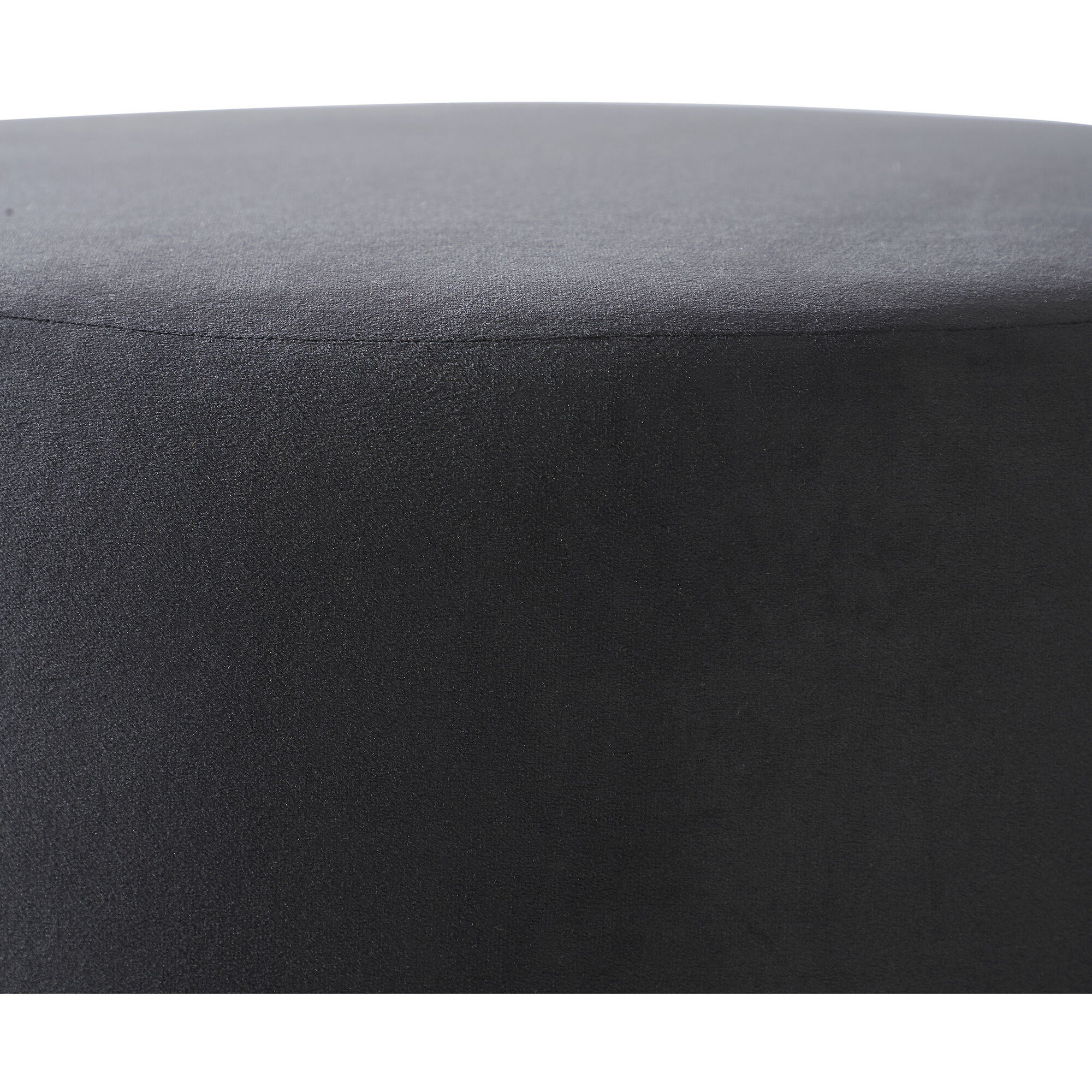 Colum 15 inch Black Ottoman
