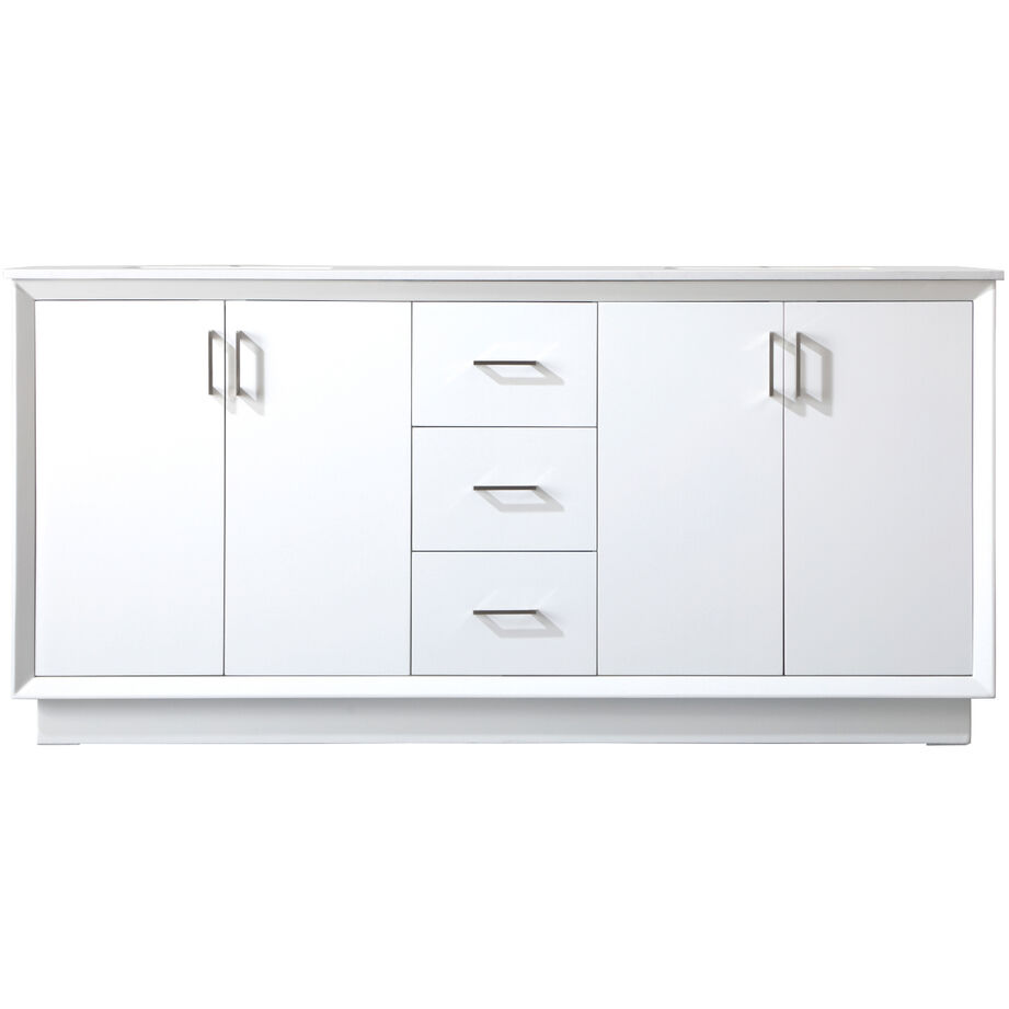 Hayes 72 X 22 X 35 inch White Vanity Sink Set